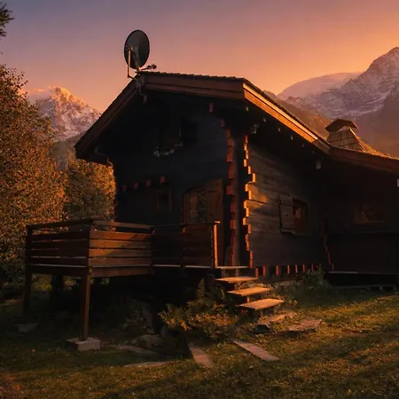 Chalet Mazot Du Mont-Blanc W/View, Terrace & Stove,